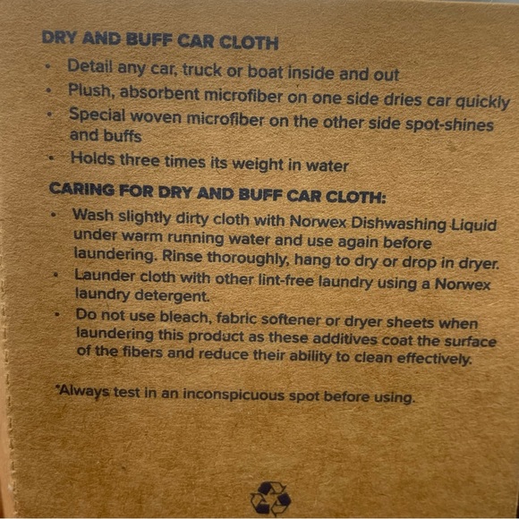 Car buff cloth NWT gift - Picture 9 of 10